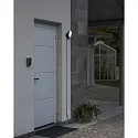 Konstsmide outdoor wall luminaire KONSTSMIDE SMARTLIGHT with camera IP54, black dimmable