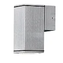 Outdoor wall luminaire MONZA, GU10 max. 35W, anodised aluminium / clear glass