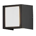 LED outdoor wall luminaire CREMONA, 2 sides adjustable 0°-90°, 3W 3000K 250lm, anthracite aluminium / frosted acrylic