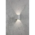 HighPower LED outdoor wall luminaire CREMONA, 3W 3000K 460lm, grey aluminium / clear acrylic, adjustable light outlet