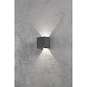 HighPower LED outdoor wall luminaire CREMONA, 3W 3000K 460lm, anthracite aluminium / clear acrylic, adjustable light outlet