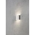 HighPower LED outdoor wall luminaire CHIERI SLIM, Up/Down, 2x3W 3000K 450lm, white aluminium / opal acrylic glass