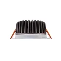  Plafonnier encastré COB 130 rond, constante de tension IP20, blanche