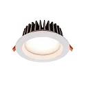  Plafonnier encastré COB 130 rond, constante de tension IP20, blanche