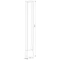 Deko-Light Lampadaire d'extérieur CATA VI IP54, anthrazit, satiné 
