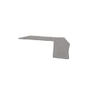 Embout AL-01-10 2 pièces, gris
