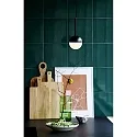 Nordlux Luminaire à suspension CONTINA G9 IP20, mat, noir , blanche gradable