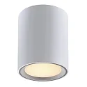 Nordlux LED Ceiling luminaire FALLON LONG, height 12cm, Ø 10cm, 8.5W 2700K 500lm 110°, MOODMAKER circuit, dimmable, white