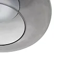 LEDS C4 Luminaire à suspension PLAT SURFACE (PHASE) avec abat-jour, CCT Switch, réglable, avec diffuseur IP20, noir gradable