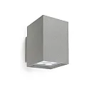 Luminaire mural d’extérieur AFRODITA POWER LED haut bas, commutable, reculer IP55, gris 