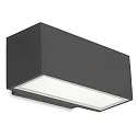 Luminaire mural d’extérieur AFRODITA LED DOUBLE EMISSION - 22CM haut bas, commutable IP66, anthrazit 