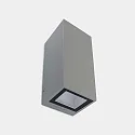 Luminaire mural d’extérieur AFRODITA GU10 DOUBLE haut bas, à 2 flammes GU10 IP65, gris gradable