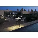 LEDS C4 Lampe de table COCKTAIL LED avec variateur tactile, conique IP20, noir gradable