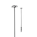Lampe à piquet de terre INVISIBLE ADJUSTABLE avec prise de courant, réglable, inclinable, on/off IP54, noir 