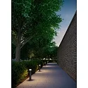 LEDS C4 socket luminaire DAN cylindrical, short, CCT Switch, adjustable IP66, anthracite 