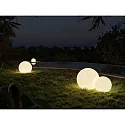 LEDS C4 Abat-jour CISNE Ø38CM mécanique, en forme de boule, sans base, rustique, gris pierre