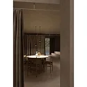 LEDS C4 Luminaire à suspension IRIS PENJANT TRIMLESS IP20, noir