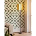 LEDS C4 Lampadaire VIVA E27 IP20, lumière en bois, noir