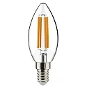 LED Filament Lamp Candle C35, E14, 4,5W, 2700K, 470lm