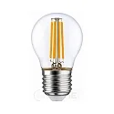 LED drop shape filament lamp P45, E27, 7W 2700K 810lm