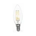 Ampoule à filament forme bougie C35 E14 4,5W 470lm 4000K 320° CRI 80 
