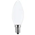 Ampoule à filament forme bougie WHITE C35 E14 4,2W 470lm 4000K 320° CRI 80-89 