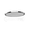 LightMe Ceiling luminaire DISK-1, 1-flame, IP44, Ø 30.2cm, CCT, incl. GX53 24W 2700K/4000K 2000lm, chrome