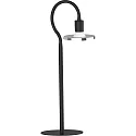 Lampe de table SIMPLESSA GU10, chrome, noir  gradable