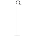 LED Floor lamp SIMPLESSA, 8W, GU10, 2700K, 650lm, black/chrome