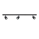 1-Projecteur monophasé DESIGNLINE BELL KIT lot de 3 GU10, noir 