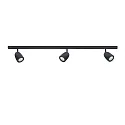 1-Projecteur monophasé DESIGNLINE BELL KIT lot de 3 GU10, noir 