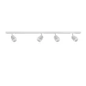 1-Projecteur monophasé DESIGNLINE BELL KIT lot de 4 GU10, blanche