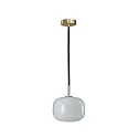 Luminaire à suspension CUSCINO SMALL G9 IP20, laiton, noir