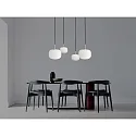 Lumexx Luminaire à suspension CUSCINO SMALL G9 IP20, laiton, noir