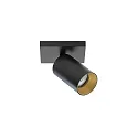 Lumexx Luminaire de plafond SPOTON 1 à 1 flamme GU10 IP20, noir 