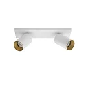 Luminaire de plafond SPOTON 2 à 2 flammes GU10 IP20, blanche