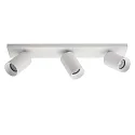 Lumexx Luminaire de plafond SPOTON 3 3 flammes GU10 IP20, blanche