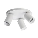 Luminaire de plafond SPOTON CIRCLE 3 3 flammes GU10 IP20, blanche