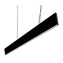 Luminaire à suspension SUPREME LONG PENDANT 120 DOWN IP20, noir gradable