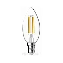 Ampoule à filament forme bougie C35 dimmable E14 3W 470lm 2700K 360° CRI 90 gradable