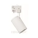 Projecteur triphasé MORA réglable, avec adaptateur GU10 IP20, blanche 
