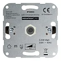 LED dimmer without trim, silver