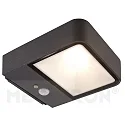 Lampe murale solaire WANDIA angulaire, plat, avec capteur IP54, anthrazit 