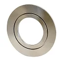 Megatron Plafonnier encastré DECOCLIC 68MM / GU10 + GU5.3 rond, rigide GU10 IP44, fer brossé gradable