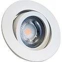 recessed luminaire DECOCLIC 68MM round, swivelling, Dim-To-Warm, set of 1 IP20, white dimmable 7
