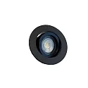 Lumière encastrée DECOCLIC KOIN DIM rond, pivotant, lot de 1 IP20, noir gradable 7,6W 550lm 3000K 38° 38° CRI > 97