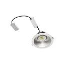 Megatron Downlight encastrable MTP FILA UGR Ø225MM rigide, CCT Switch, multipower IP54/IP20, blanche 