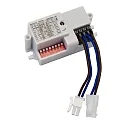 Capteur HF-PRESENCE / AMBIENT-LIGHT FOR MTP DECKO SLIM version pour montage encastré, réglable, blanche