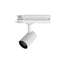 Projecteur triphasé ANGOLO S réglable, commutable, focalisable IP20, blanche 