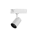 Projecteur triphasé ANGOLO M réglable, commutable, focalisable IP20, blanche 